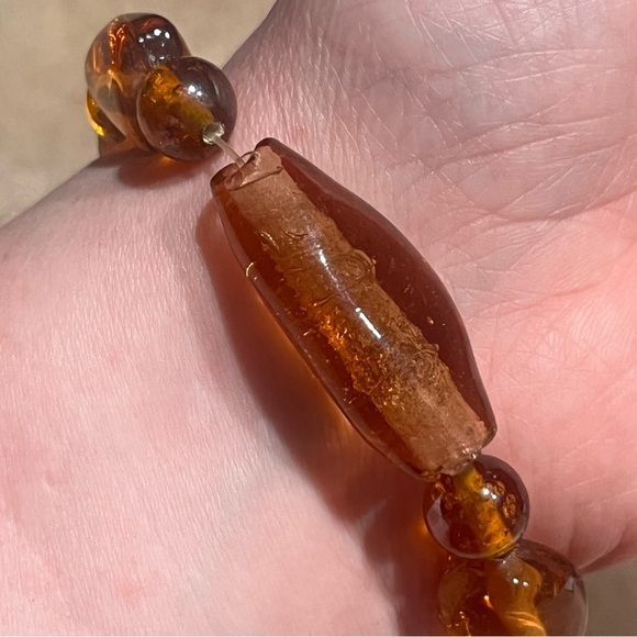 Faux, Costume, Estate Jewelry, Brown Beaded Bracelet - Picture 7 of 8